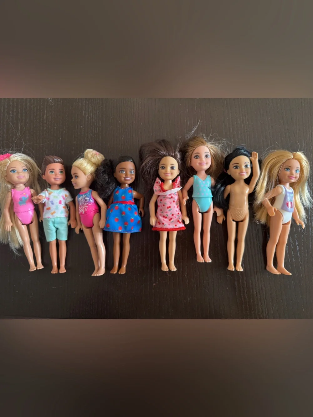 Huge Bundle of Barbie Little Sister Mini Dolls in Pink, Blue, Teal